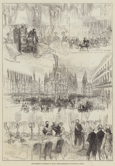 El emperador de Alemania en Italia de Sir John Charles Robinson
